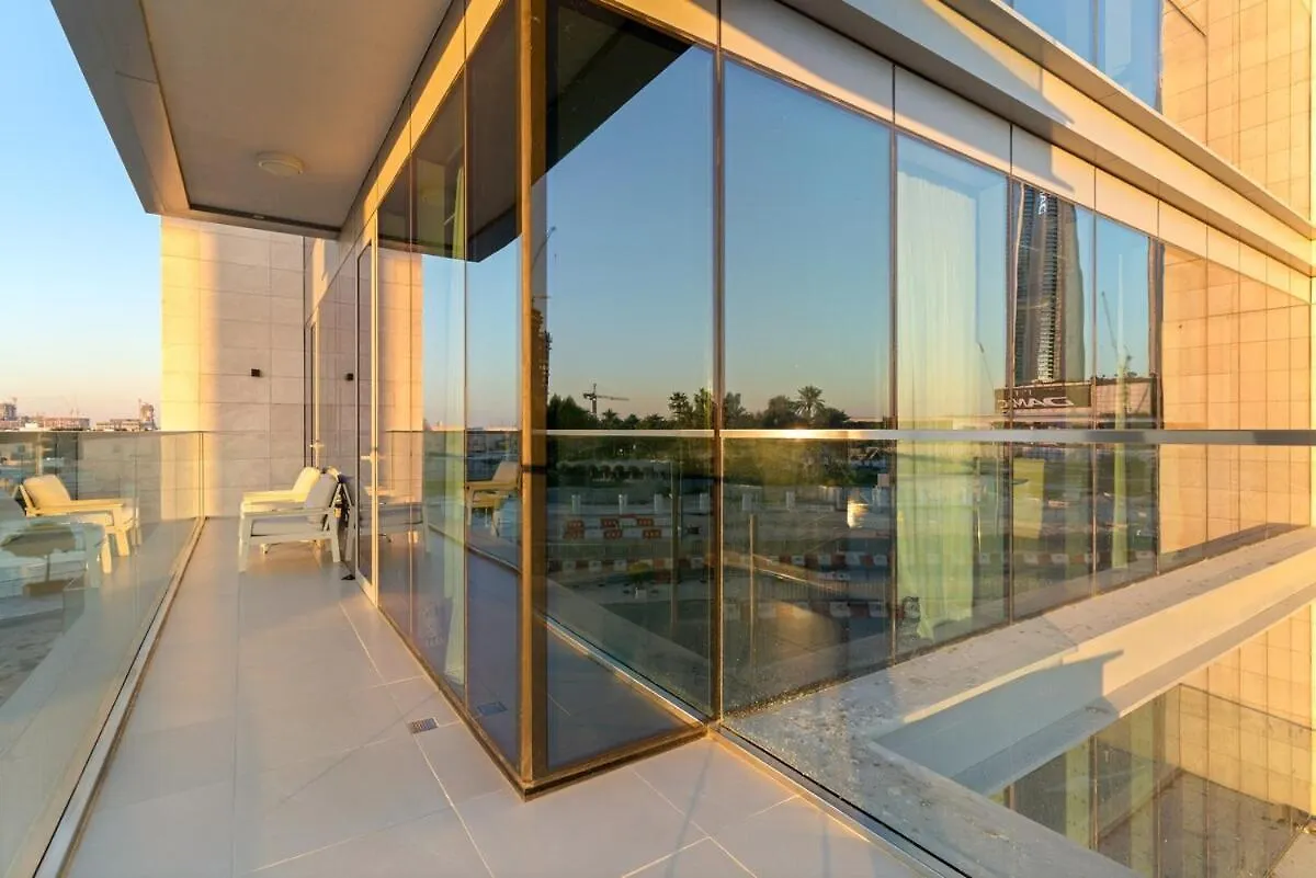 公寓 Elegant 1Br Apt With Balcony Views Of Burj Khalifa & Dubai Canal